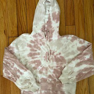 Abercrombie Tie Dye Cropped Hoodie